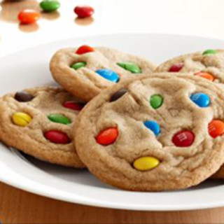 Reds M&M cookies