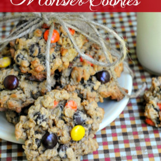 Reese's Pieces Monster Cookies