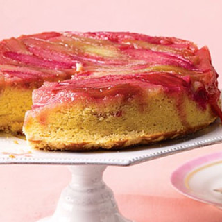 Rhubarb Upside-Down Cake