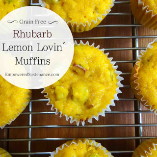 Rhubarb Lemon Lovin’ Muffins