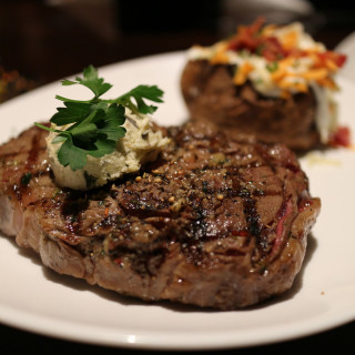 Rib Eye Steaks with Chipotle Butter