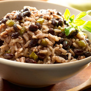 Rice Cooked in Black Beans (Moros Y Cristianos)