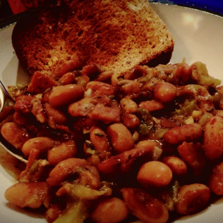 Rick's Magic Beans (Trout Cattle Beans, Red Bean Style)