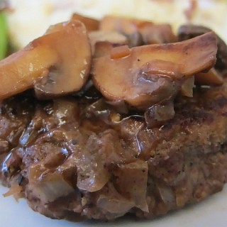 Rick's Salisbury Steak with Mushroom Wine Sauce