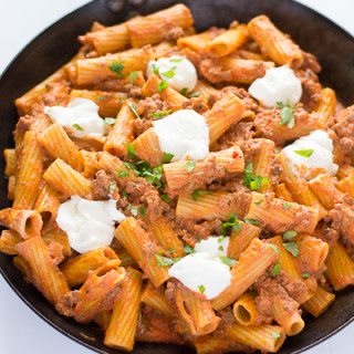 Ricotta Pasta with Beef
