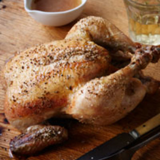 Roast Chicken with Aromatic Jus
