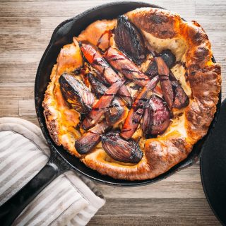 Roasted Balsamic Vegetable Toad in the Hole