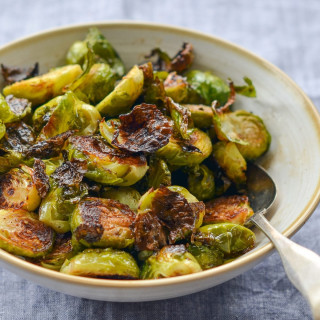 Roasted Brussels Sprouts with Balsamic Vinegar &amp; Honey
