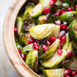 Roasted Brussels Sprouts with Pomegranate Recipe