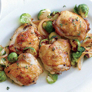 Roasted Chicken with Brussel Sprouts