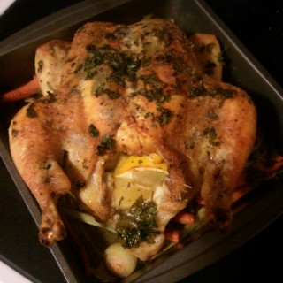 Roasted Chicken with Cilantro