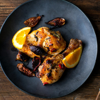 Roasted Chicken With Figs and Rosemary