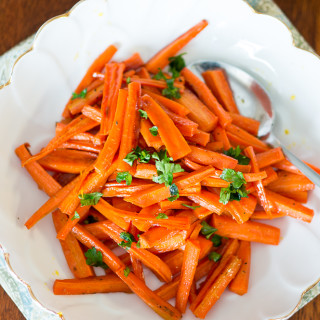 Roasted Honey Glazed Carrots