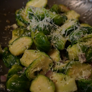 Roasted Pecorino Brussles Sprouts