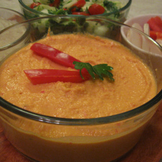 Roasted Red Pepper Hummus
