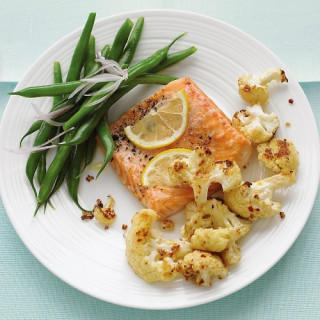 Roasted Salmon with Spicy Cauliflower