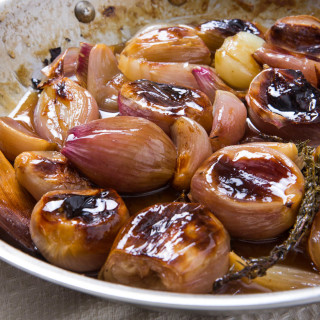 Roasted Shallots With Buttery Sweet-Tart Glaze Recipe