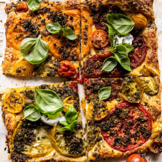 Roasted Tomato Cheddar Tart with Ranch Seasoning