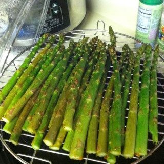 Roasted Asparagus in Nuwave Oven
