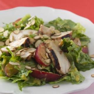 Romaine Salad with Chicken, Apricots  and  Mint