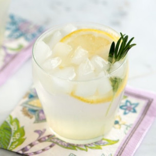 Rosemary Gin Fizz Cocktail