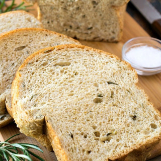 Rosemary Sea Salt Keto Bread