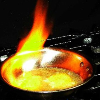 Saganaki (Greek Flaming Cheese) (Low Carb Version)