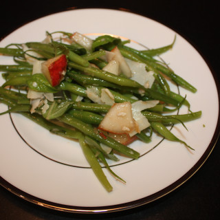 Salad: French Green Beans with Pears & Parmesan