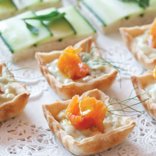 Salmon and Fennel Tartlets