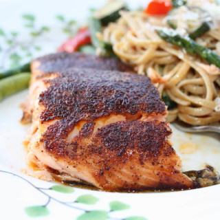 Salmon with Sweet Spicy Rub