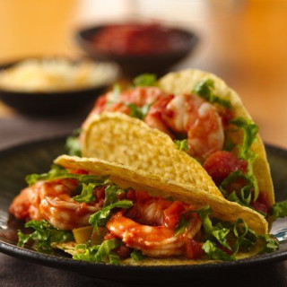 Salsa-Shrimp Tacos