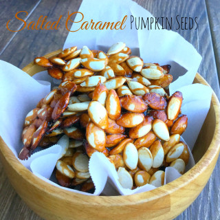 Salted Caramel Pumpkin Seeds