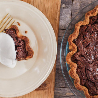 Salted Chocolate Pecan Pie Is Proof Sweet + Salty Is The Perfect Combo