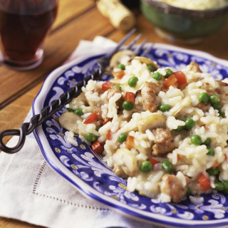 Sausage and Vegetable Risotto is a Nice Twist on the Classic Recipe