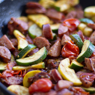 Sausage and Zucchini Skillet