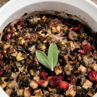 Sausage, Cranberry, and Apple Stuffing Recipe