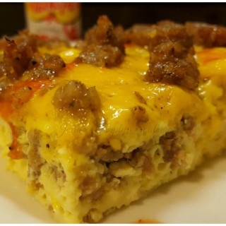 Sausage Egg and Cheese Breakfast Casserole