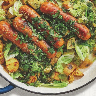 Sausage w/Potatoes & Buttered Cabbage