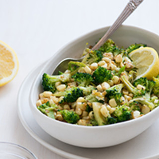 Sautéed Broccoli and Corn Salad
