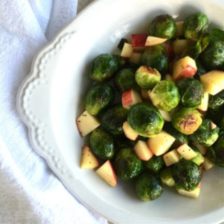 Sautéed Brussels Sprouts and Apples