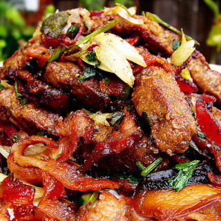 Sauteed Liver & Onions with Peppers