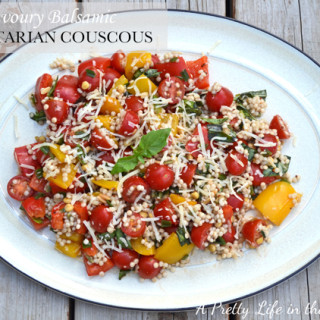 Savoury Balsamic Vegetarian Couscous