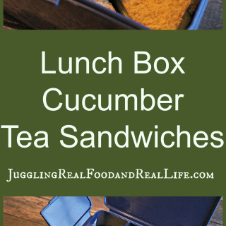 School Lunch Favorite: Cucumber Tea Sandwiches
