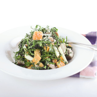 Seared Tunawith Black Tuscan Kale Salad