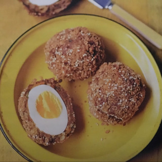 Sesame miso picnic eggs 