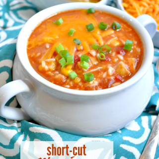 Short-Cut Mexican Chicken and Rice Soup