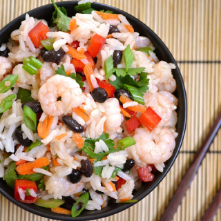 shrimp and rice salad
