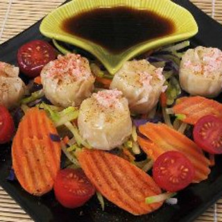 Shrimp and Vegetable Steamed Dumplings