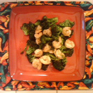 Shrimp- Roasted Broccoli with Shrimp