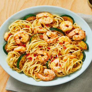 Shrimp Spaghetti with a Kick Dinner’s Just 20 Minutes Away!